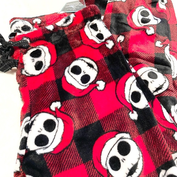 NWT Disney Women’s Tim Burton’s Nightmare Before Christmas Pajama Lounge Pants - Picture 4 of 7